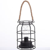 Hjemix | Moderne Minimalist Vertikale Stripete Firkantrund Jern LED Bordlampe For Stue