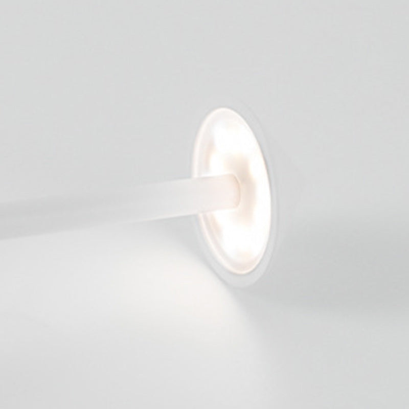 Hjemix | Modern Enkelhet Triangel Kjegle Rund Akryl Sylinder Jern LED Bordlampe for Stuen