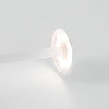 Hjemix | Modern Enkelhet Triangel Kjegle Rund Akryl Sylinder Jern LED Bordlampe for Stuen