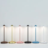 Hjemix | Modern Enkelhet Triangel Kjegle Rund Akryl Sylinder Jern LED Bordlampe for Stuen