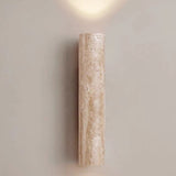 Hjemix | Nordivea Travertin Vegglampe | Skandinavisk Design | 2-Lys | Tre & Travertin