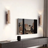 Hjemix | Nordivea Travertin Vegglampe | Skandinavisk Design | 2-Lys | Tre & Travertin