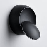 Hjemix | Moderne nordisk jern rund eklips roterbar LED vegglampe for nattbord