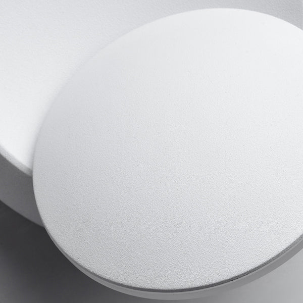 Hjemix | Moderne nordisk jern rund eklips roterbar LED vegglampe for nattbord