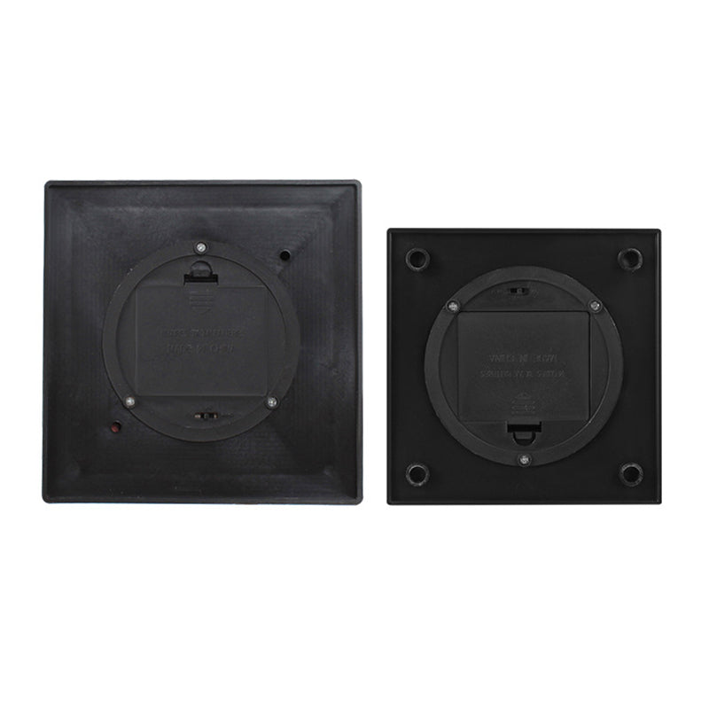 Hjemix | Contemporary Retro ABS Simulert Flamme Peis Rundt Batteri Rektangulær LED Bordlampe For Stue