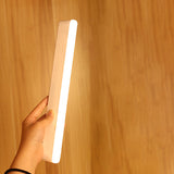 Hjemix | Moderne Minimalistisk Oppladbar Magnetisk Sugkopps Plaststrimm Rectangulær LED Vegglampe Nattlampe For Studering