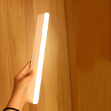 Hjemix | Moderne Minimalistisk Oppladbar Magnetisk Sugkopps Plaststrimm Rectangulær LED Vegglampe Nattlampe For Studering
