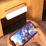 Hjemix | Moderne Minimalistisk Oppladbar Magnetisk Sugkopps Plaststrimm Rectangulær LED Vegglampe Nattlampe For Studering