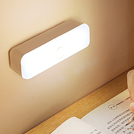 Hjemix | Moderne Minimalistisk Oppladbar Magnetisk Sugkopps Plaststrimm Rectangulær LED Vegglampe Nattlampe For Studering