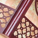 Hjemix | Tradisjonell kinesisk tre-PVC sylinderlykt med utskåret fisk 1-lampe pendellampe for spisestuen