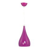 Hjemix | Nordic Iron Wood Aluminium Pumpkin Water Drop 1-Lyskilde Pendellampe for Spisestue