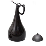 Hjemix | Nordic Iron Wood Aluminium Pumpkin Water Drop 1-Lyskilde Pendellampe for Spisestue