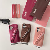 Hjemix | 3D Silikon Leppestift Telefondeksel for iPhone