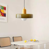 Hjemix | Pendellampe laget av farget glass | Elegant hengelampe i Bauhaus-stil | Designlampe for stue og spisestue