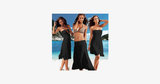 Hjemix | 4-in-1 Strapless Beach Dress - Various Colors