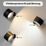 Hjemix | 360° trådløs oppladbar vegglampe | Allsidig LED-belysningsløsning