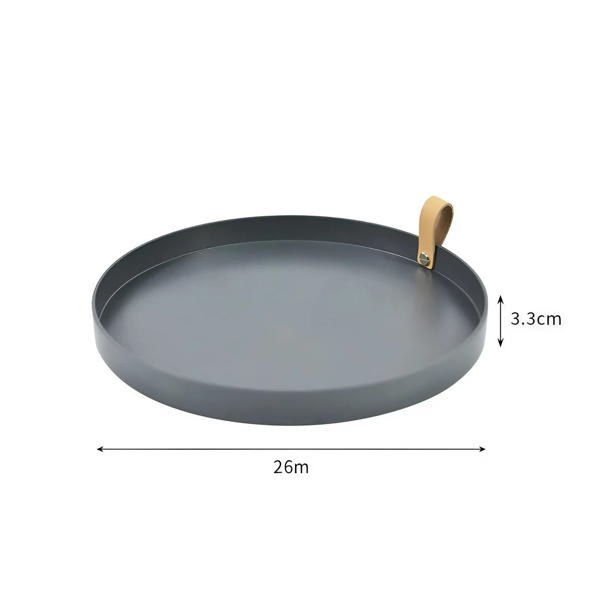 Hjemix | Enkel ensfarget rund oppbevaringsfat