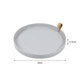 Hjemix | Enkel ensfarget rund oppbevaringsfat