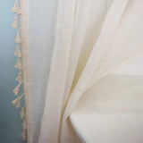 Hjemix | Boho Bomull-Lin Semitransparent Gardiner