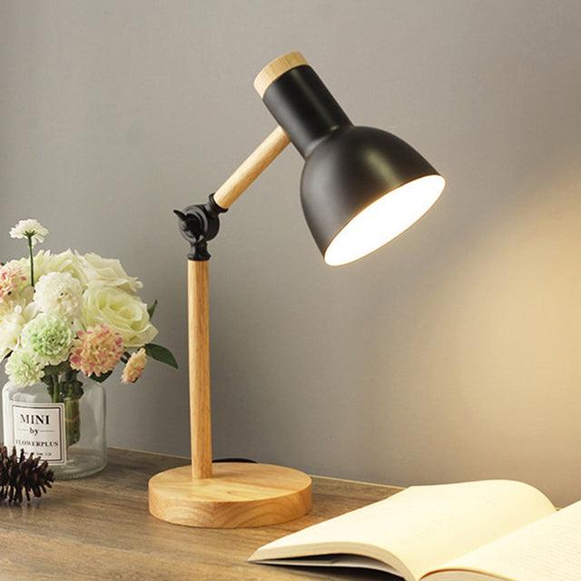 Hjemix | Nordisk Skrivebordslampe Laget av Tre