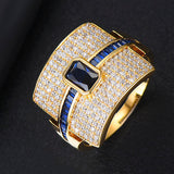 Hjemix | Monaco Design Luksuriøs Statement Stabil Ring For Kvinner