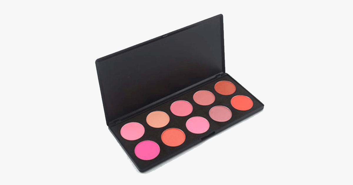 Hjemix | Blush Palette med 10 beautiful farger for enhver anledning