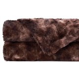 Hjemix | Dobbeltsidig oversized ulv faux fur kastepledd