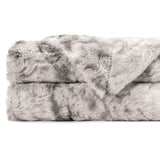 Hjemix | Dobbeltsidig oversized ulv faux fur kastepledd
