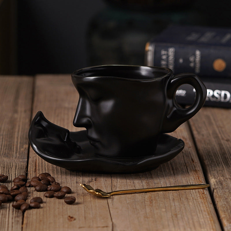 Hjemix | Kyssnades Face keramisk kaffekopp