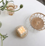 Hjemix | Cube Soyvoks Hvit Stearinlys