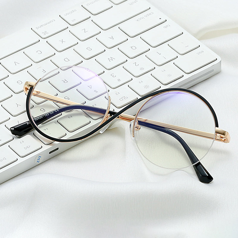 Hjemix | Cross Halbrand Runde Briller 95929