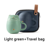 Hjemix | Søt kattekopp laget av keramikk med sil