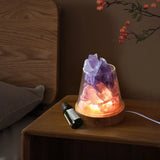 Hjemix | Himalaya Saltlampe - Krystall Nattlys & Aromaterapi Diffuser