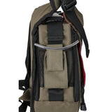 Hjemix | CADEN Triangle Tscope Sling Shoulder Cross Digital Camera Bags Case Soft Bag with Rain Cover for Canon Nikon Sony K1, Størrelse: 36*31*15cm (Hærgrønn)