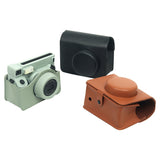 Hjemix | For FUJIFILM Instax WIDE 400 Helkropp Skinnveske med Skulderreim (Grønn)