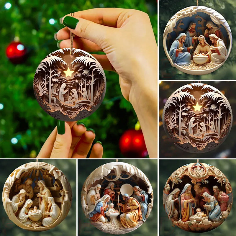 Hjemix | Juleornament med nativity