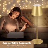 Hjemix | LED Bordlampe – Trådløs, Berøringskontroll & Dimmbar Lys