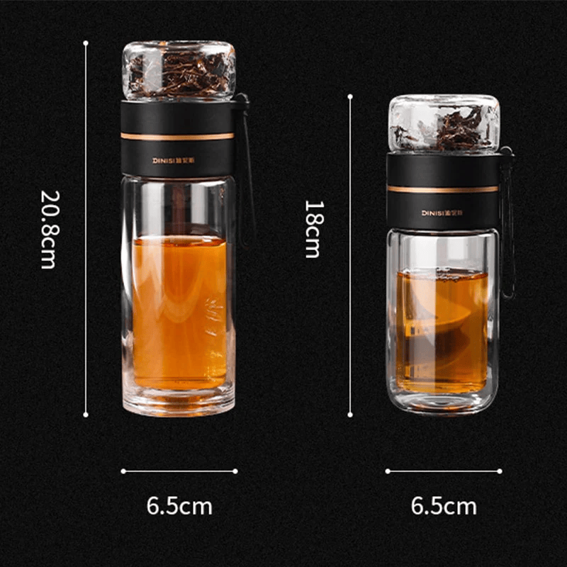 Hjemix teinfuser i krystallklart glass