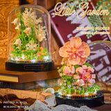 Hjemix | Diy Mikro Blomster Byggekuber Mini Murstein Partikler Evig Liv Blomster Hjem Dekorasjon Monteringspuslespill Leketøysgave til Barn