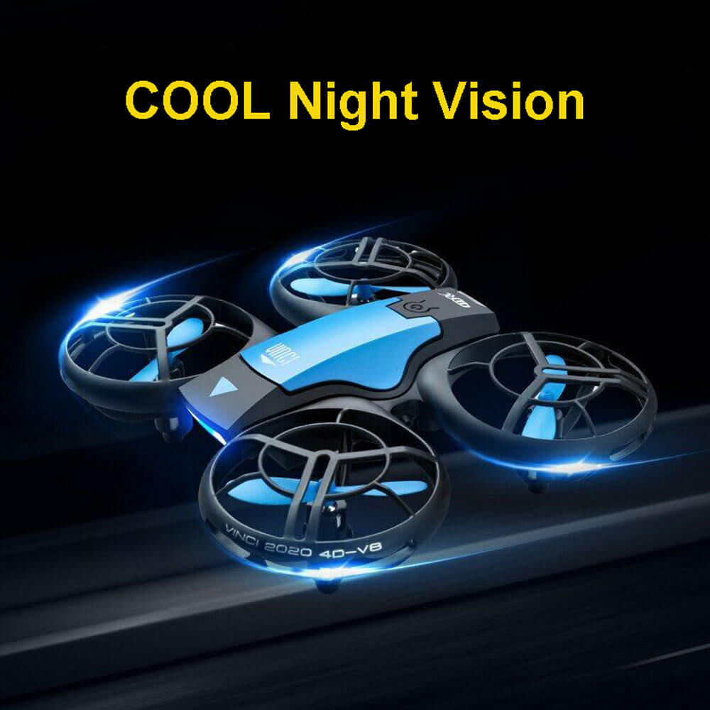 Hjemix | Kamera for Nybegynnere | Flygende RC Quadcopter med Bevegelse og Mobilkontroll