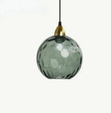 Hjemix | Glasora Pendellampe - Transparent Glassball med LED-belysning