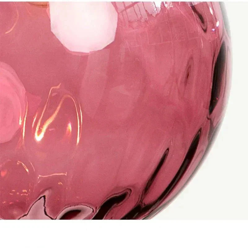 Hjemix | Glasora Pendellampe - Transparent Glassball med LED-belysning