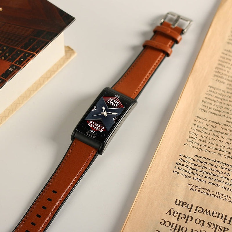 Hjemix | Smart Armbånd 3-Kanal EKG Blodtrykk Blodoksygen Blodsukker Søvndeteksjon