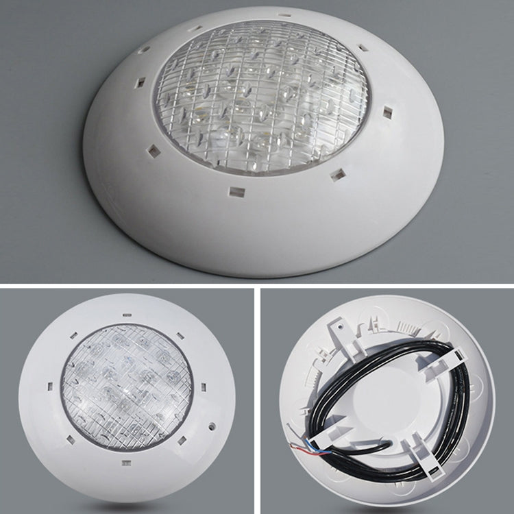 Hjemix | 18x3W ABS plastbassengvegglampe undervannsbelysning (Hvit)