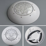 Hjemix | 18x3W ABS plastbassengvegglampe undervannsbelysning (Hvit)