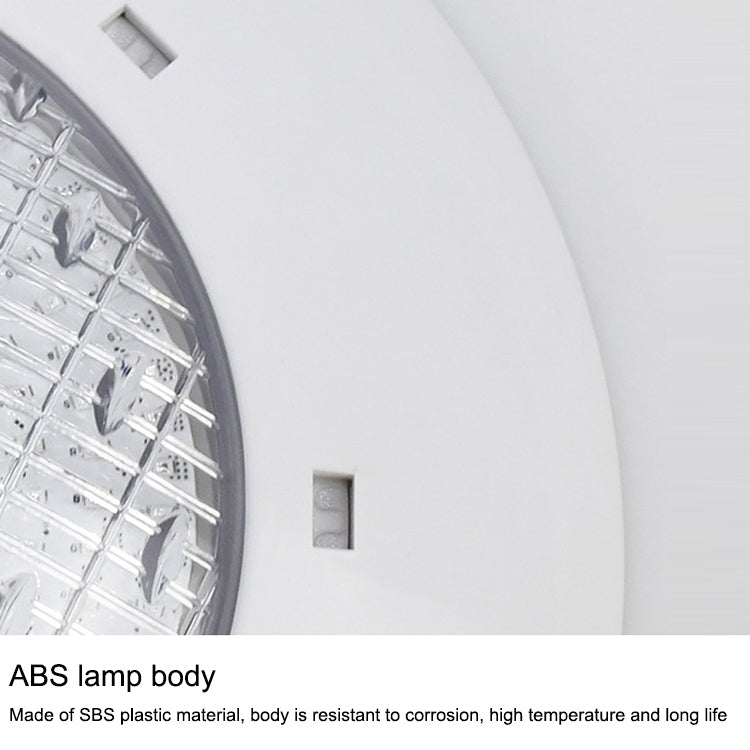 Hjemix | 18x3W ABS plastbassengvegglampe undervannsbelysning (Hvit)