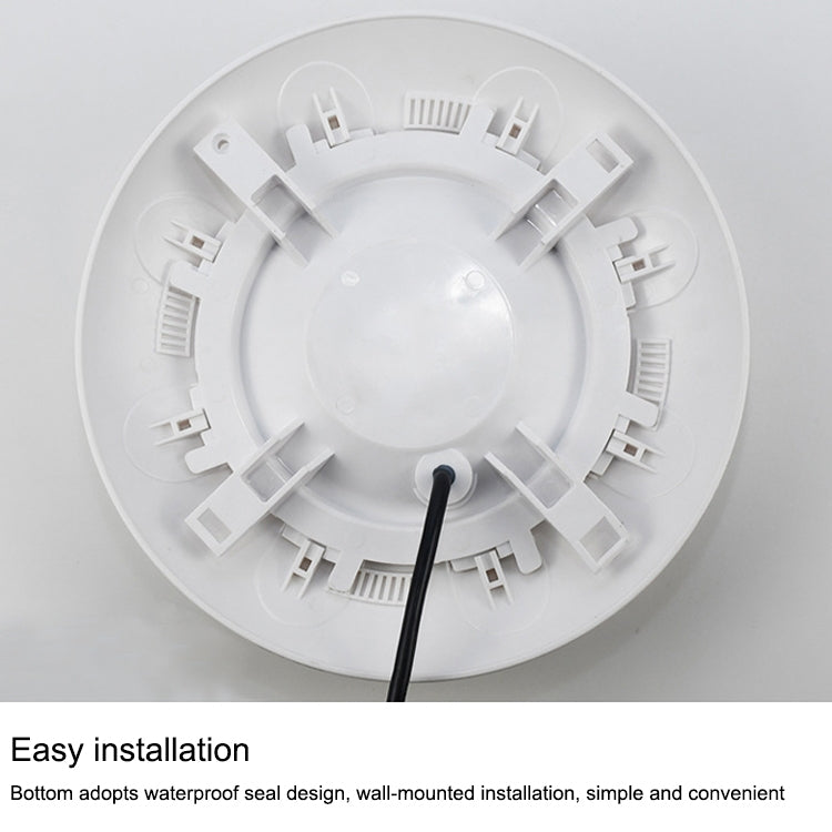 Hjemix | 18x3W ABS plastbassengvegglampe undervannsbelysning (Hvit)