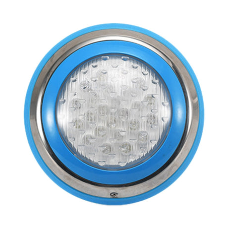 Hjemix | 18W LED Rustfritt Stål Veggmontert Svømmebelysning Landskaps Underwater Light (Fargerik Lys)