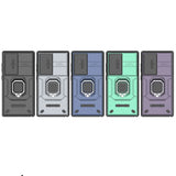 Hjemix | For Samsung Galaxy S24 Ultra 5G Sliding Camshield TPU + PC Støtsikker Telefontaske med Holder (Grå)