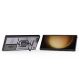 Hjemix | For Samsung Galaxy S24 Ultra 5G Sliding Camshield TPU + PC Støtsikker Telefonveske med Stativ (Lilla)